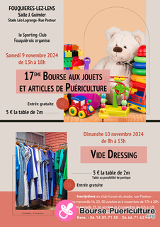 Photo de la bourse puericulture 17ème bourse au jouets et articles de puériculture