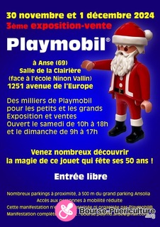 Photo de la bourse puericulture 3ieme Exposition et bourse Playmobil