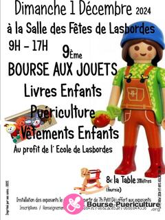 Photo de la bourse puericulture 9eme bourse aux jouets de l'ecole de lasbordes