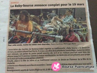 Photo de la bourse puericulture Baby bourse