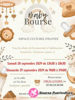 Photo de la bourse puericulture Baby bourse jeune garde eloyes