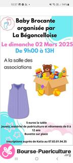 Photo de la bourse puericulture Baby brocante