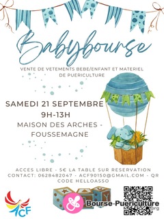 Photo de la bourse puericulture Babybourse