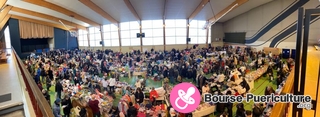 Photo de la bourse puericulture BABYPUCES vente d'occasion 0-16 ans