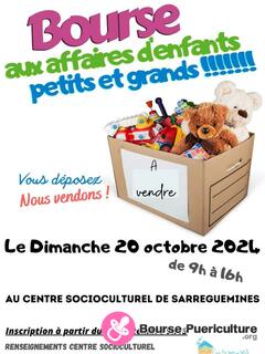 Photo de la bourse puericulture Bourse aux affaires d'enfants