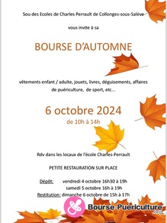 Photo de la bourse puericulture Bourse d automne