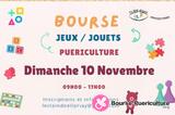 Bourse jeux, jouets, puériculture