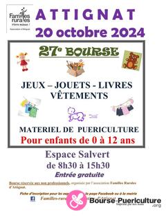 Photo de la bourse puericulture Bourse jeux jouets vêtements 0-12 ans, matériel puériculture