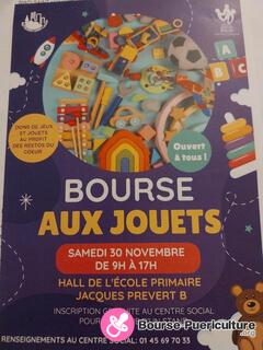 Photo de la bourse puericulture Bourse aux jouets