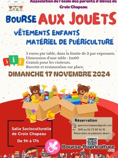 Photo de la bourse puericulture Bourse aux jouets