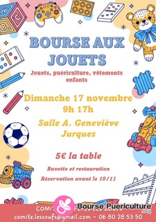 Photo de la bourse puericulture Bourse aux jouets