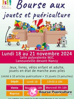 Photo de la bourse puericulture Bourse aux jouets