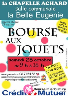 Photo de la bourse puericulture Bourse aux jouets