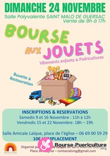 Photo de la bourse puericulture Bourse aux jouets