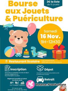 Photo de la bourse puericulture bourse aux jouets