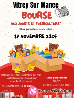 Photo de la bourse puericulture Bourse aux jouets