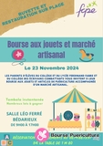 Bourse aux jouets, article de puériculture et marché artisal