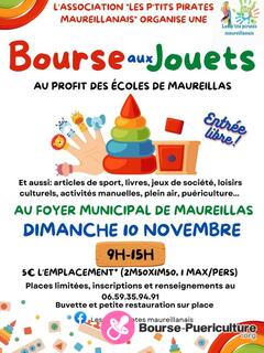 Photo de la bourse puericulture Bourse aux jouets au profit des écoles de Maureillas