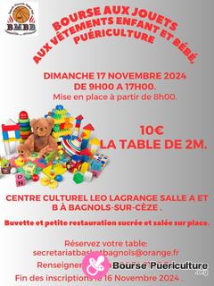 Photo de la bourse puericulture Bourse aux jouets BMBB (basket bagnols)