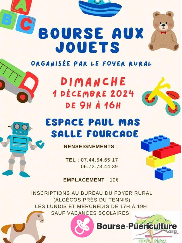 Bourse aux Jouets du Foyer Rural