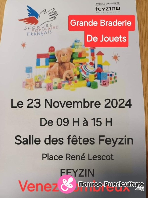 Bourse aux jouets du Secours Populaire