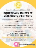 Bourse aux jouets esvd tennis la ville aux dames