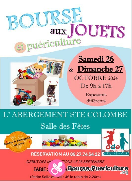 Bourse aux jouets et article de puériculture