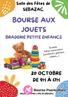 Photo de la bourse puericulture Bourse aux jouets et Braderie Petite enfance