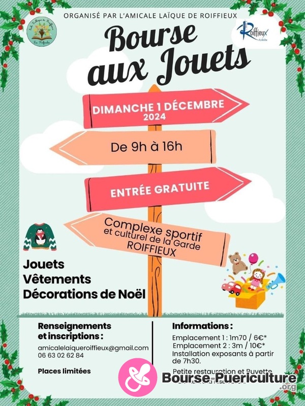 Bourse aux jouets et déco de Noël