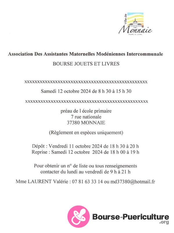 Bourse aux jouets et livres(livres enfants et adolescents)