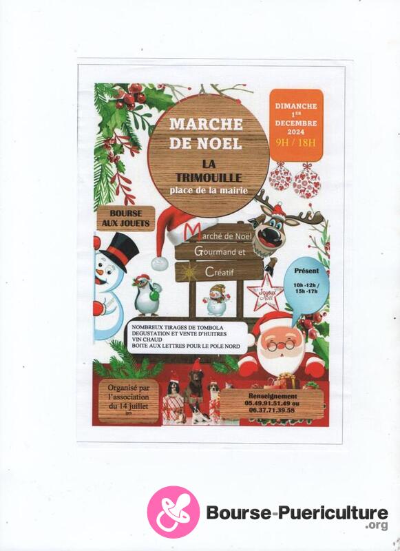 Bourse aux jouets et marche de noel