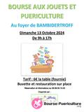 Photo Bourse aux jouets et puériculture à Bambiderstroff