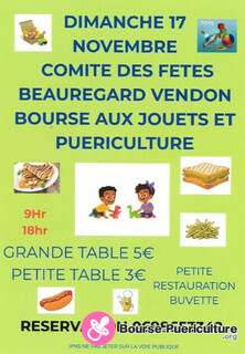 Photo de la bourse puericulture Bourse aux jouets et puériculture