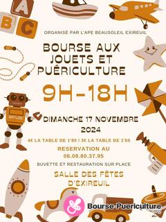 Photo de la bourse puericulture Bourse aux jouets et puericulture