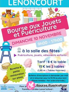 Photo de la bourse puericulture Bourse aux jouets et Puériculture