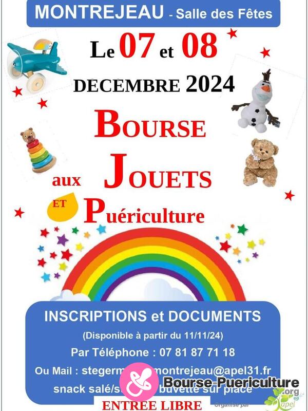 Bourse aux jouets et puériculture