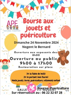 Photo de la bourse puericulture Bourse aux jouets et puériculture