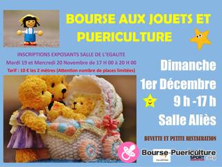 Photo de la bourse puericulture Bourse aux Jouets et Puériculture