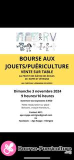 Photo de la bourse puericulture Bourse jouets et puériculture