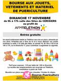 Photo Bourse aux jouets et puériculture au profit du Téléthon à Cerisiers