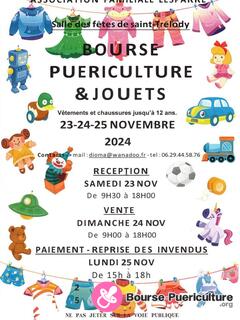 Photo de la bourse puericulture Bourse jouets et puériculture de l'Association Familiale