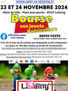 Photo de la bourse puericulture Bourse aux jouets et puericulture lallaing