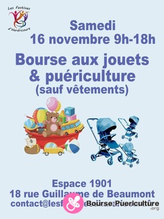 Photo de la bourse puericulture Bourse aux jouets et puériculture (pas de vêtements)