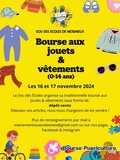 Bourse aux jouets et vêtements 0-14 ans