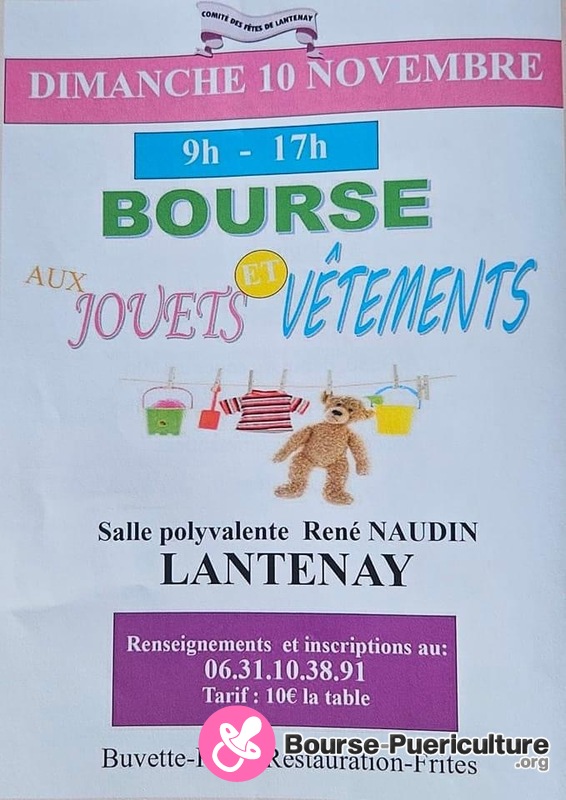 Bourse aux jouets et vetements