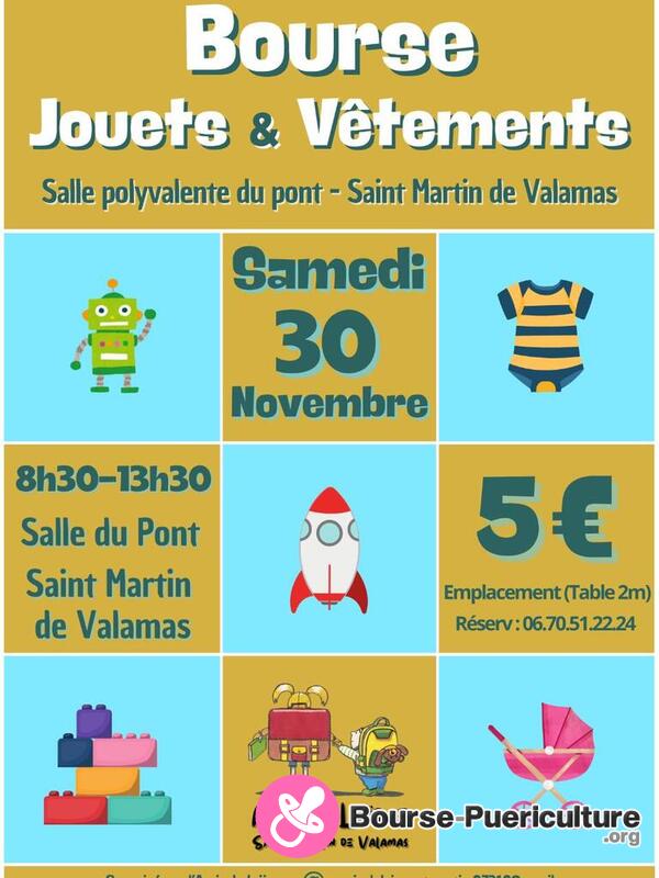 Bourse aux jouets et vêtements