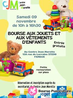 Photo de la bourse puericulture Bourse aux jouets et aux vêtements d'enfants