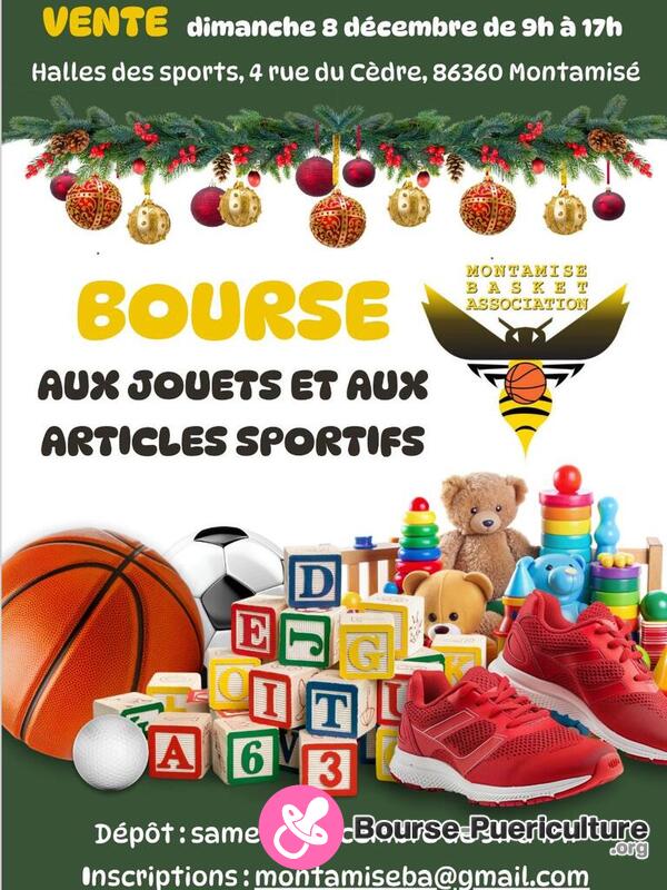 Bourse aux jouets et aux vetements de sports