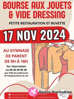 Photo de la bourse puericulture Bourse aux jouets et Vide dressing