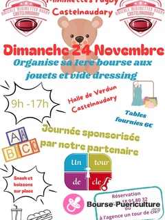 Photo de la bourse puericulture Bourse aux jouets et vide dressing amicale F15 rugby